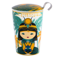 Kubek termiczny JM z zaparzaczem `Mały Egipt Petrol` 350ml